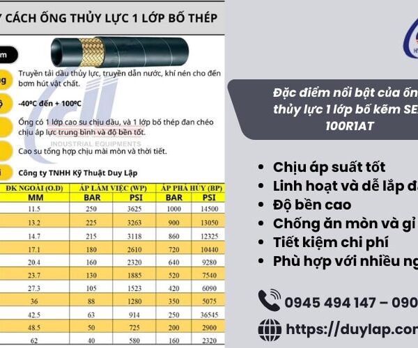 Ống thủy lực 1 lớp bố kẽm SEA 100R1AT 3 Ong thuy luc 1 lop bo kem SEA 100R1AT 2