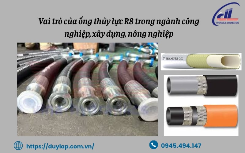 Vai trò quan trọng của ổng thuỷ lực R8 Vai trò quan trọng của ổng thuỷ lực R8